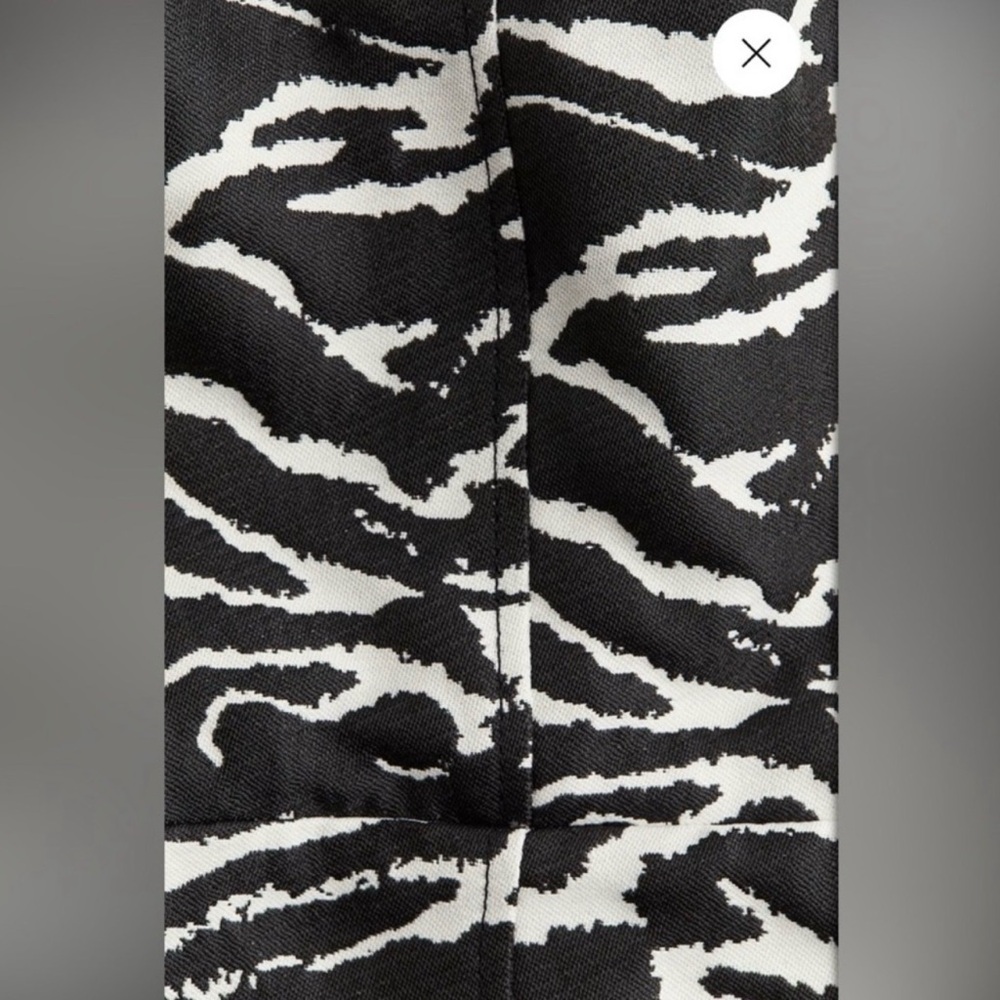 Chic H&M Black & White Zebra Print Sleeveless Dress vedio - Picture 7 of 8
